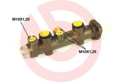 Cilindro principal de freno BREMBO M 23 067