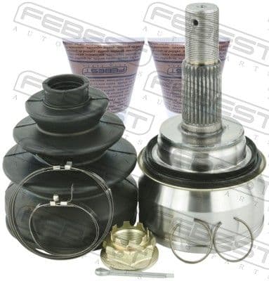 Juego de articulación, eje de transmisión FEBEST 0110-GRN245