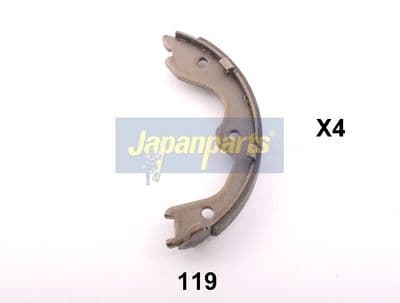 Juego de zapatas de frenos JAPANPARTS GF-119AF