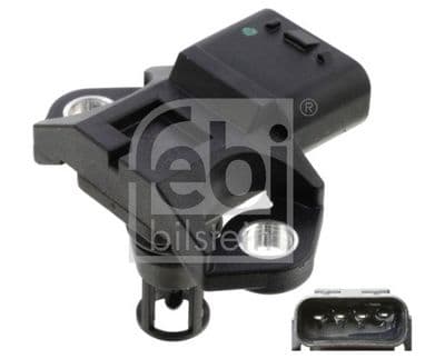 Sensor, presión del colector de admisión FEBI BILSTEIN 106068