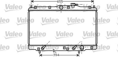 Radiador, refrigeración del motor VALEO 734747