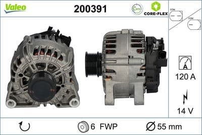 Alternador VALEO 200391