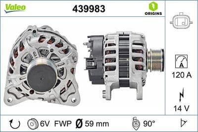 Alternador VALEO 439983
