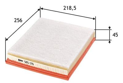 Filtro de aire VALEO 585176