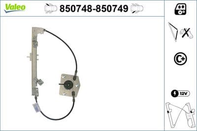 Elevador para ventanas VALEO 850749