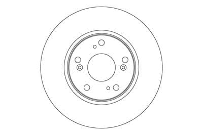 Disco de freno TRW DF4610