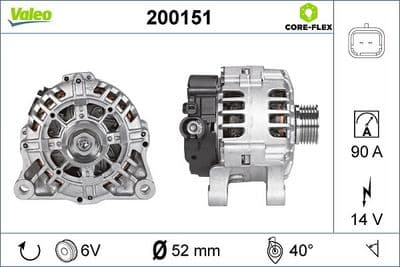 Alternador VALEO 200151