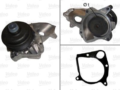 Bomba de agua, refrigeración del motor VALEO 506664