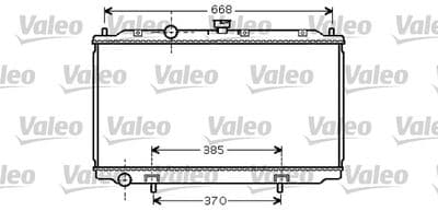 Radiador, refrigeración del motor VALEO 734737