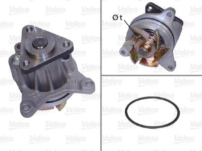 Bomba de agua, refrigeración del motor VALEO 506694