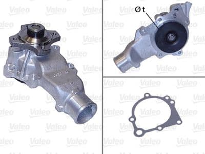 Bomba de agua, refrigeración del motor VALEO 506795