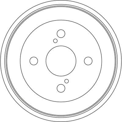 Tambor de freno TRW DB5019