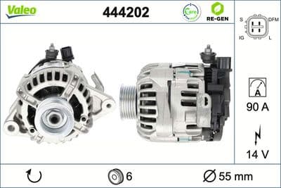Alternador VALEO 444202