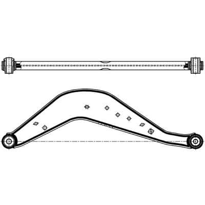 Brazo oscilante, suspensión de ruedas CTR CQ1158L