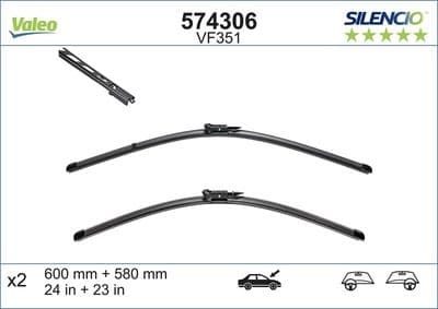 Limpiaparabrisas VALEO 574306