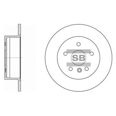 Disco de freno Hi-Q SD4016