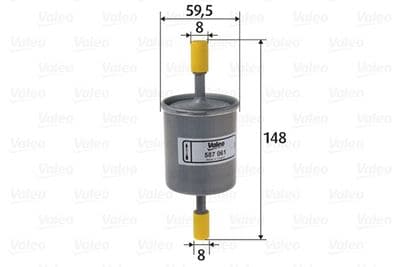 Filtro combustible VALEO 587061