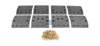 Juego de balatas de freno, freno de tambor DT Spare Parts 3.96487