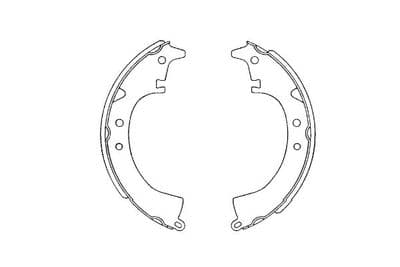 Juego de zapatas de frenos Kavo Parts KBS-9921