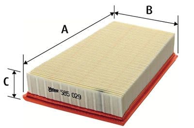 Filtro de aire VALEO 585029