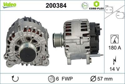Alternador VALEO 200384