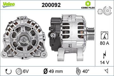 Alternador VALEO 200092