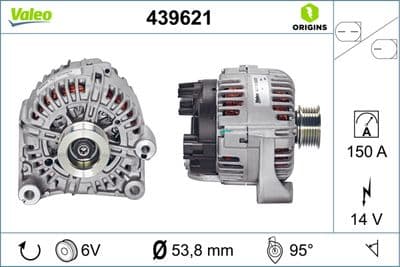 Alternador VALEO 439621