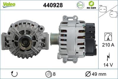 Alternador VALEO 440928