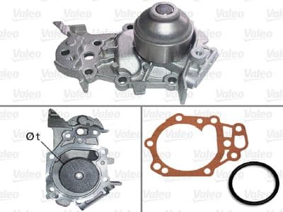 Bomba de agua, refrigeración del motor VALEO 506780