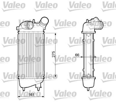 Radiador de aire de admisión VALEO 817651