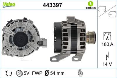 Alternador VALEO 443397