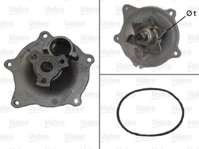 Bomba de agua, refrigeración del motor VALEO 506454