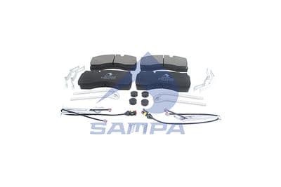 Juego de balatas de freno SAMPA 096.1816