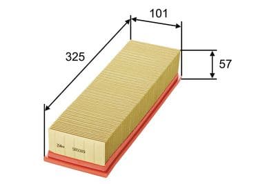Filtro de aire VALEO 585089