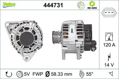 Alternador VALEO 444731