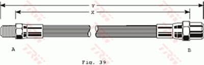 Manguera de frenos TRW PHB127