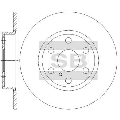 Disco de freno Hi-Q SD4513