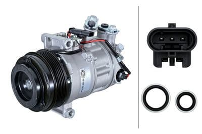 Compresor, aire acondicionado HELLA 8FK 366 202-341