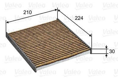 Filtro, aire del interior VALEO 701024