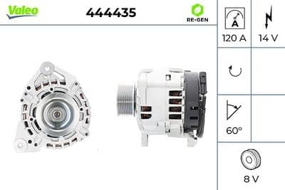 Alternador VALEO 444435
