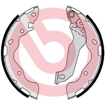 Juego de zapatas de frenos BREMBO S 30 536