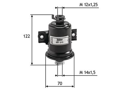 Filtro combustible VALEO 587213