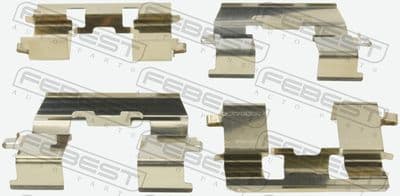 Juego de accesorios, balatas de frenos FEBEST 0303-ACCF