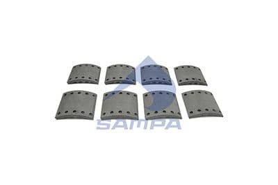 Juego de balatas de freno, freno de tambor SAMPA 096.626