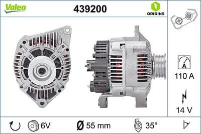 Alternador VALEO 439200