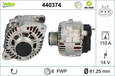 Alternador VALEO 440374