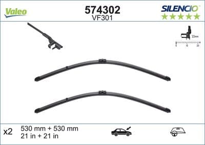Limpiaparabrisas VALEO 574302