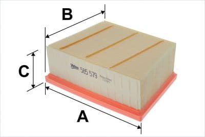 Filtro de aire VALEO 585579