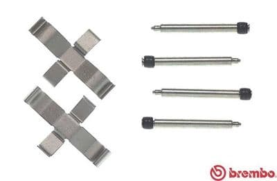 Juego de accesorios, balatas de frenos BREMBO A 02 269