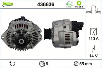 Alternador VALEO 436636
